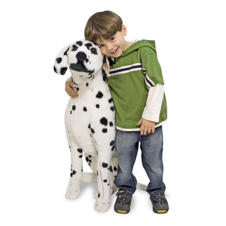 Melissa & Doug Giant Dalmatian - Lifelike Stuffed Animal Dog (over
