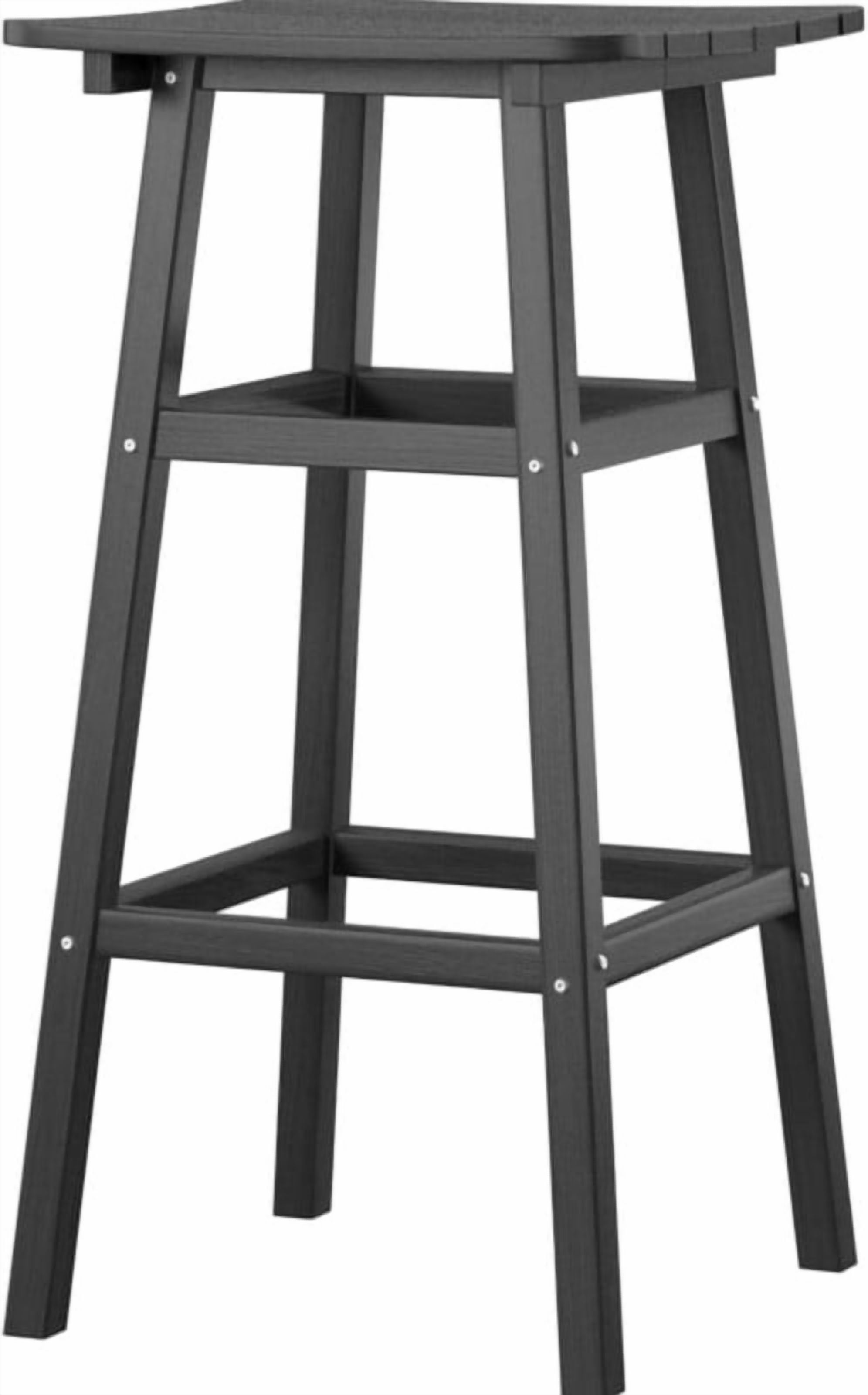 Outdoor Bar Table, HDPE Patio Bar Table, All Weather Height Patio Tables, Outdoor Bar Height Table, Tall Bistro Pub Table for Outside Deck, Porch