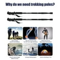 thumbnail image 6 of KANCOKIT Pair 2 Hiking Poles, Collapsible Trekking Poles with Quick Twist Lock System, Lightweight Walking Sticks for Hiking Backpacking Mountaining, Black, 6 of 9