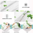 thumbnail image 3 of Plush Pillow Cases Body Size Ultra Soft Warm Pillowcases with Zipper Shamrocks Floating in Air 20"x54", 3 of 9