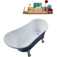thumbnail image 5 of 55" Streamline N370CH-IN-CH Clawfoot Tub and Tray With Internal Drain, 5 of 10
