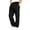 Black, variant on Hsovts Men's Open Bottom Sweatpants Casual Baggy Wide Leg Loose Fit Fleece Sweat Pants Multi‑Color Options For Tall Guys Black 2xL