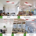 thumbnail image 6 of Marble Red Magnetic Fluorescent Light Covers for Ceiling Lights 2x4Ft,Gold White Modern Gradient Ocean Wavy Ripple Office Classroom Kitchen Drop Ceiling Light Covers Filters Shade Panel 2Packs, 6 of 9