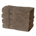 thumbnail image 1 of Gogreen 100% Cotton Bath Towel Sets of 4 Pieces, 4 Bath Towels, Highly Absorbent Towels for Bathroom, Gym, Hotel (Brown), 1 of 8