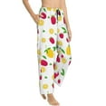 thumbnail image 2 of KLL Womens Strawberry and Lemon Print Pajama Pants Soft Pajama Bottoms for Women Cozy Lounge Pants, 2 of 7