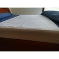 thumbnail image 5 of Careboree 2 Pack Cotton Top-Layer Quilted Absorbent Bed Pad Saddle Bedding Protector Tuckable Waterproof Washable Reusable Incontinence Underpad 34"X54" Fit Full Bed 21" Flaps Wings, 5 of 6