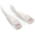 thumbnail image 1 of StarTech Cat5e Ethernet Cable - 25 ft - White - Patch Cable - Molded Cat5e Cable - Long Network Cable - Ethernet, 1 of 2