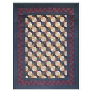 Patch Magic Bow Tie Quilt Queen 85"X 95"