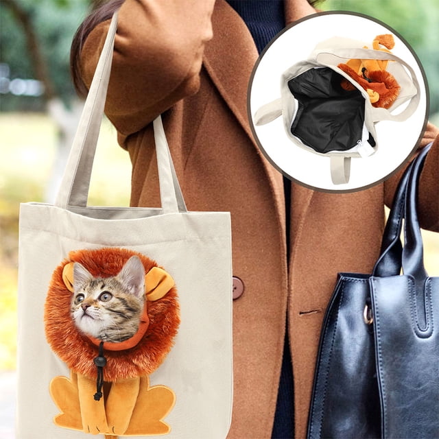IFANLANDOR Sac de Transport pour Chat Résistant aux Rayures Léger Lot de 1 pour Propriétaires d'Animaux
