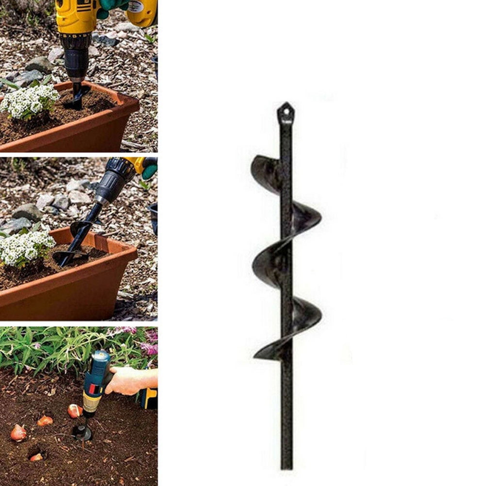 Garden Plant Twist Drill Flower Planting Spiral Loosening Drill Garden
