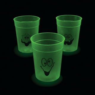 Glow in the Dark Cups, Glow Cups, Personalized Glow in the Dark Cups,  Custom Glow Cups, Glow in the Dark Party Favors C454 