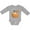 AC-Heather Grey, variant on Inktastic Cute As 3.14 Pi Day Pumpkin Pie Pun Boys or Girls Long Sleeve Baby Bodysuit