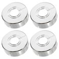 thumbnail image 1 of OUNONA 4pcs Toilet Flange For Bathroom Use In Silver ABS Material Ideal For Business Owners, 1 of 8