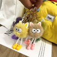 thumbnail image 4 of Llavero de dibujos animados Ormromra muñeco de peluche muñeca pequeña bola de carbón bolsa colgante llavero de coche accesorios pequeños regalos, 4 of 6