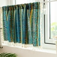 thumbnail image 5 of Farmhouse Valance Curtain for Kitchen Windows,Boho Tribal Valances with Tassel Decorative Short Window Curtains for Bathroom,Living Room,Bedroom,52 x 17.7 Inch, 5 of 9