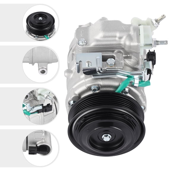 Miumaeov A/C Air Conditioning Compressor CO 11357C Fits Ford Explorer 3.5L 2013 2014 2015 2016 2017 2018