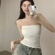 thumbnail image 5 of Nueva camiseta Halter para mujer, tendencia de estilo coreano de verano, sujetador incorporado a la moda para mujer, camiseta sin mangas informal elástica para la playa para mujer todos los días, 5 of 5