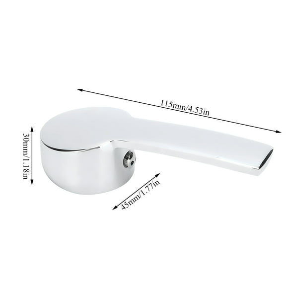 Kitchen Faucet Handle Replacement Parts Bathroom Equipment Alloy Shower Faucet Handle 17×12×3 Zinc Alloy Hot Cold Water Tap Faucet Handle For 35Mmcore Bathroom Accessories