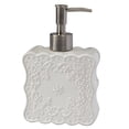 thumbnail image 2 of Creative Bath Products Ruffles Collection Lotion Pump, Dispenser, White, 2 of 2
