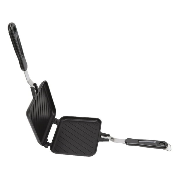 Sandwichera Caliente, Sartén De Doble Cara Para Hacer Sándwiches, aleación De Aluminio Para Picnic