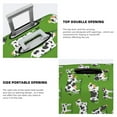 thumbnail image 5 of Daiia Cows With Calfs Green Luggage Cover, Thickened Washable Travel Luggage Covers, Elastic Unique Baggage Covers for 18-20 inch Luggage-Medium, 5 of 9