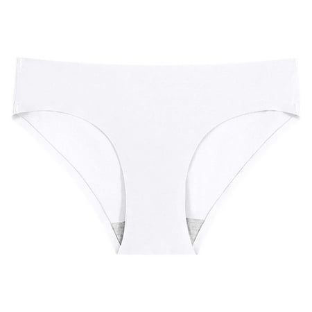 Xiaoxatg Sexy Panties for Women Women s Seamless Low Waist Breathable Thong Thin Solid Color Briefs For Everyday Comfort plus Size Underwear for Women