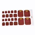 thumbnail image 2 of Wosthever Pegatinas para uñas de los pies Pegatinas para uñas de los pies removibles Envolturas para las uñas de los pies DIY Calcomanías para manicura Kits de decoración para fiestas No.8 Wosthever HA046636-08, 2 of 6
