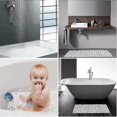 thumbnail image 5 of Non-slip Shower Mat, Non-slip Rectangular Pebble Shower Mat, Non-slip Mat With Suction Cup, Anti-fungal Bathtub Or Shower Mat (white), 5 of 5