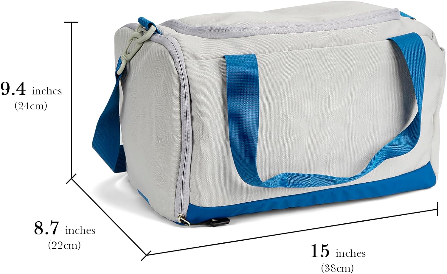 Yoqb Small Duffel Bag for Kids, Soccer, Basketball Sports Equipment Bag with Shoe Compartment, Fit Team Practice or Overnight Travel, 15 X 9 inch Small Gym Bag for Youth, WomenA108