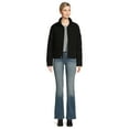 thumbnail image 6 of Time and Tru Women's Short Corduroy Puffer Jacket, Sizes XS-3X, 6 of 7
