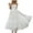 White, variant on Fesfesfes Women Gowns Casual Solid Color Sleeveless Wrap Slim Midi Party Dress