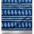 thumbnail image 1 of Soimoi Rayon Fabric Stripe,Swirl & Floral Block Decor Fabric Printed Yard 42 Inch Wide, 1 of 1
