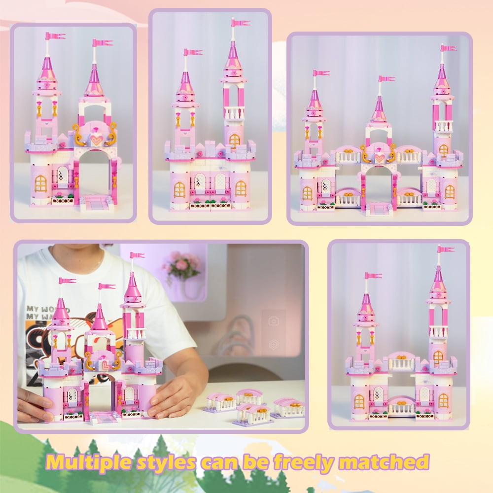 PUSITI Princess Castle Building Blocks Set Toys for girls 541 Pieces