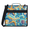 Blue, variant on Jiaoprinted Vintage Wood Barn Zipper 3 D-Ring Binder Bag with Shoulder Strap, Wooden Plank Waterproof Expanding Binder, Multi-Pocket Portfolio Organizer Case