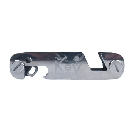 Outdoor portable key storage clip EDC multi-function stainless steel thickening bottle opener keychain outdoor t
