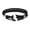 Black, variant on O Adjustable Milan-Cord Rope Chain Wristband Whale Tail Wrap Bracelet for Men