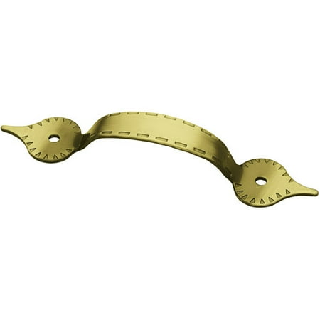 - Liberty Antique Brass Front Mount Traditional Pull
