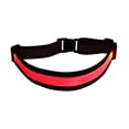 thumbnail image 3 of S SERENABLE Reflective LED Belt Luminous Safety Light Belt for Running Construction Work Red, 3 of 9