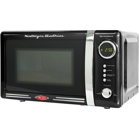 Nostalgia RMO770BLK Retro Series 0.7 cu. ft. 700W Microwave Oven