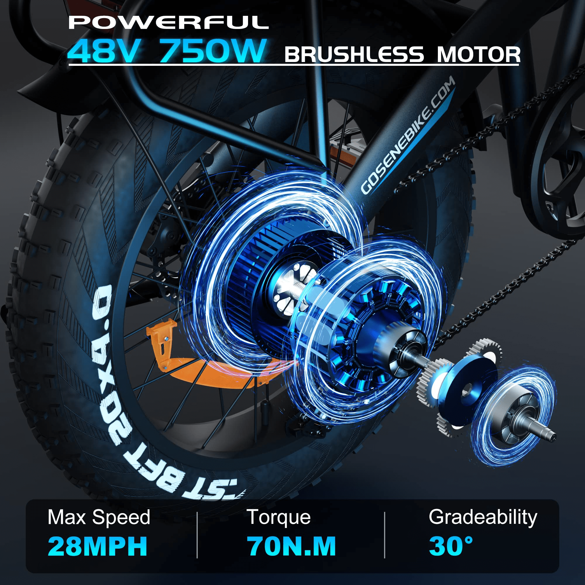 特価電動EBIKE750W48v20ah 750W Electric bike 48V 13Ah Fat Tire Mountainbike 20 Zoll