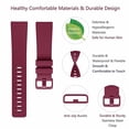 thumbnail image 4 of Correa de repuesto para Fitbit Versa/Versa 2, accesorio de silicona suave, resistente al agua, Original, 4 of 4