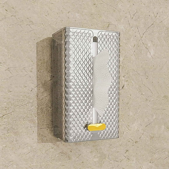 Tissue Box Wall-mounted Facial Tissue Face Towel Storage Bathroom Kitchen Paper Box Transparent