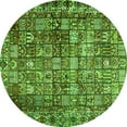thumbnail image 1 of Ahgly Company Indoor Round Persian Green Traditional Area Rugs, 4' Round, 1 of 1