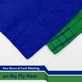 thumbnail image 6 of G128 5 Pack: Lesotho Basotho Flag | 3x5 Ft | LiteWeave Pro Series Printed 150D Polyester | Country Flag, Indoor/Outdoor, Vibrant Colors, Brass Grommets, 6 of 7
