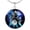 Luxury Necklace (Gold), variant on Virgo Purple Galaxy Zodiac Circle Pendant Necklace Stainless Steel 24 Inch Chain Silver Tone or Gold Tone