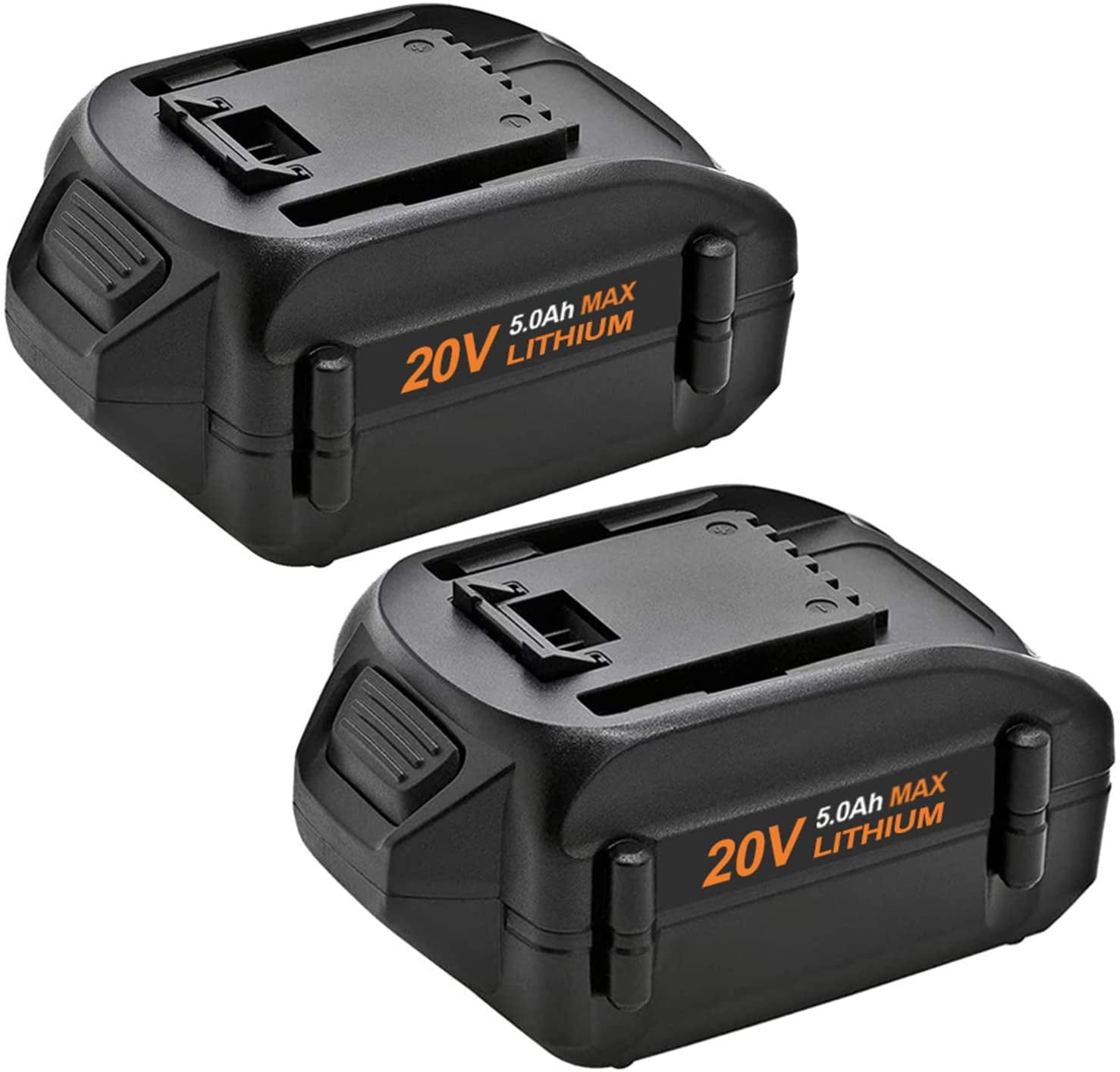 WG251s WG545s WG540s WG155s WG255s WA3525 WG151s WG891 WG890 2 Pack 20v 2.0Ah Replacement Lithium Battery for Worx WA3520 