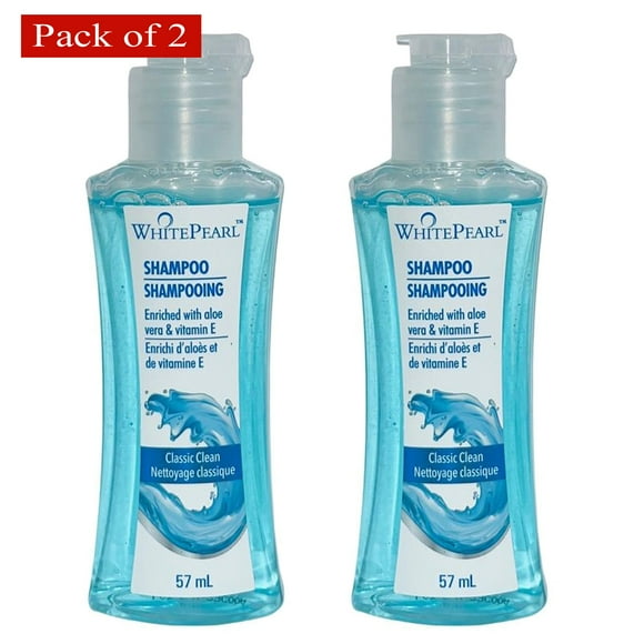 White Pearl Shampooing Classic Clean 57 ml (Lot de 2)