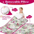 thumbnail image 3 of Pioneer Flower Floral Print Pattern Toddler Nap Mats for Kids Preschool,Sleeping Mat Bag or Kids,Toddler Sleeping Bag,Toddler Nap Mat or Daycare, 3 of 6