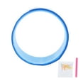 thumbnail image 1 of Cinta adhesiva de doble cara con lentejuelas, juguetes educativos con cerbatana, reutilizable, para hacer burbujas de aire, globos, cinta adhesiva para pared, ideal como regalo de Azul 100cmx3cm, 1 of 7
