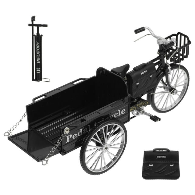 SKISUNO 1 Set Tricycle Model Statue Iron Retro Tricycle Shape for Home Decor Adults